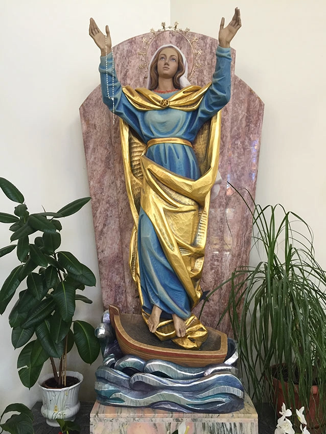 statua madonna assunta in cielo tortoreto